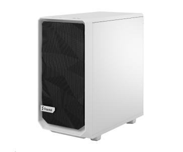 FRACTAL DESIGN skříň Meshify 2 Mini White TG Clear Tint, USB 3.1 Type-C, 2x USB 3.0, bez zdroje, mATX