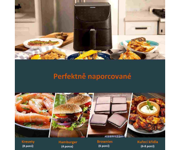 BAZAR - Cosori CP158-AF PREMIUM – horkovzdušná digitální fritéza, černá - Poškozený obal (Komplet)