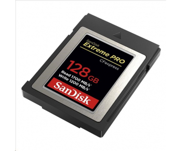 SanDisk Extreme Pro CFexpress Card 128GB, Type B, 1700MB/s Read, 1200MB/s Write