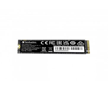 VERBATIM SSD Vi5000 Internal PCIe NVMe M.2 SSD 512GB , W2500/ R 5000 MB/s