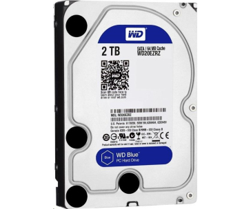 WD BLUE WD20EARZ 2TB, SATA III 3.5", 64MB 5400RPM, 185MB/s, CMR