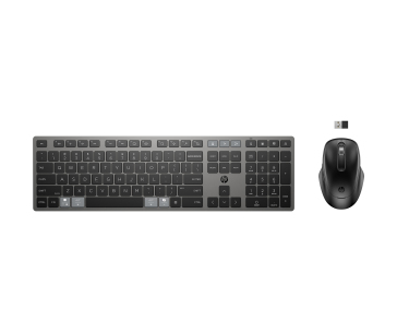 HP 720 Rechargeable wireless keyboard mouse - set dobíjecí bezdrátové myši a klávesnice