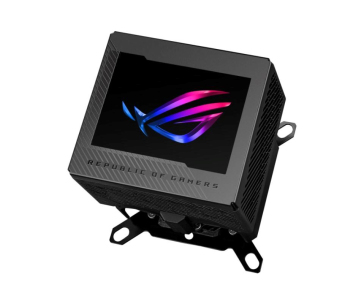 ASUS vodní blok CPU ROG RYUJIN III WB, 3.5" LCD displej, černá