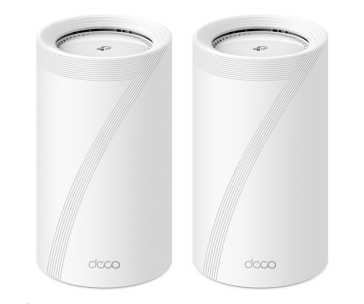 TP-Link Deco BE85(2-pack) WiFi7 Mesh(BE22000,2,4GHz/5GHz/6GHz,1x10GbELAN/WAN,1xSFP+/10GbELANcombo,2x2,5GbELAN/WAN,1xUSB)