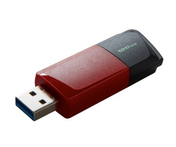 Kingston Flash Disk 128GB USB3.2 Gen 1 DataTraveler Exodia M (Black + Red)