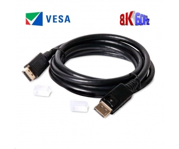 Club3D Certifikovaný Kabel DisplayPort 1.4 HBR3 8K60Hz (M/M), 2m