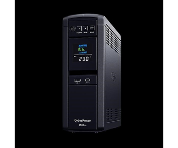 CyberPower PFC SineWave LCD GP UPS 1600VA/1000W, Schuko zásuvky