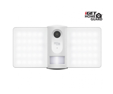 iGET HOMEGUARD HGFLC890 - Wi-Fi venkovní IP FullHD kamera s LED osvětlením, bílá