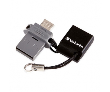 VERBATIM Dual USB Drive 16 GB - OTG/USB 2.0 for Smarphones & Tablets