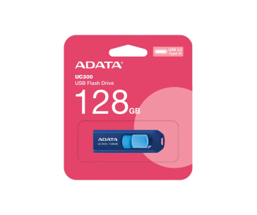 ADATA Flash Disk 128GB UC300, USB-C 3.2, modrá