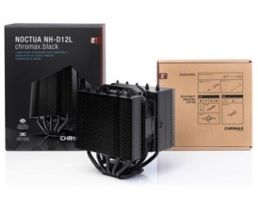 NOCTUA Chladič CPU NH-D12L CH.BK , 120mm, LGA1700, AM5, LGA1851, černá