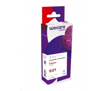 WECARE ARMOR cartridge pro Canon IP3600, 4600, 4600X, MP540, 620, 630, 980, MX860 (CLi521C), modrá/cyan, 10,5ml, 715 str