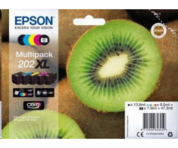 EPSON ink Multipack "Kiwi" 5-colours 202XL Claria Premium Ink