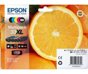 EPSON ink Multipack "Pomeranč" 5-colours 33XL Claria Premium Ink