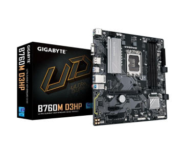 GIGABYTE MB Sc LGA1700 B760M D3HP, Intel B760, 4xDDR5, 1xDP, 1xHDMI, 1xVGA, mATX