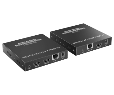 PremiumCord HDMI extender na 120m přes LAN, nekompresovaný, 4K@60Hz, přes IP