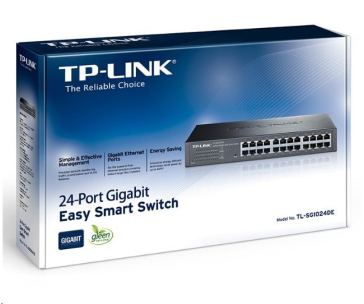 TP-Link Easy Smart switch TL-SG1024DE (24xGbE, fanless)