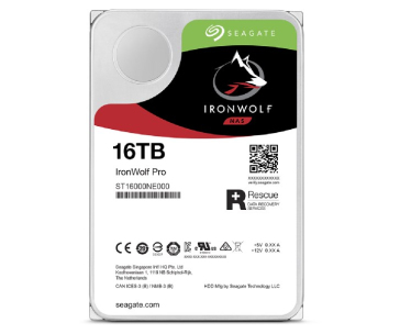 SEAGATE HDD 16TB IRONWOLF PRO (NAS), 3.5", SATAIII, 7200 RPM, Cache 256MB