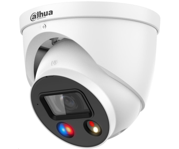 Dahua IPC-HDW3849H-AS-PV-0280B-S5, turret, 8Mpx, 25/30fps, 1/2,7" CMOS, Full-color, H.265+, f=2,8mm (106°), WDR