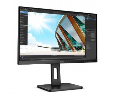 AOC MT IPS LCD WLED 23,8" 24P2Q - IPS panel, 1920x1080, D-Sub, DVI, HDMI, DP, USB, repro, pivot