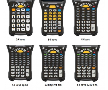 Zebra MC9300 (34 keys,Functional Numeric) Freezer,2D,SR,SE4750,BT,Wi-Fi,NFC,Func. Num.,Gun,IST,Android