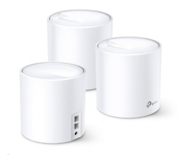 TP-Link Deco X60(3-pack) WiFi6 Mesh (AX5400, 2,4GHz/5GHz, 2xGbELAN/WAN)