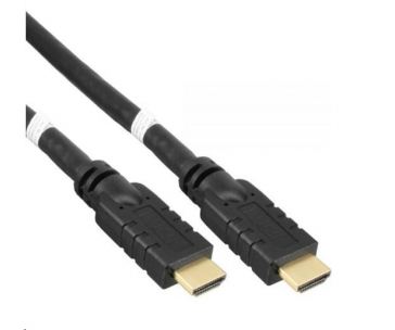 PREMIUMCORD KabelHDMI High Speed with Ether.4K@60Hz, se zesilovačem,25m, 3x stínění, M/M, zlacené konektory