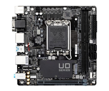 GIGABYTE MB Sc LGA1700 H610I, Intel H610, 2xDDR5, 2xDP, 1xHDMI, 1xVGA, Mini-ITX