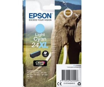 EPSON ink bar Singlepack "Slon" Light Cyan 24XL Claria Photo HD Ink