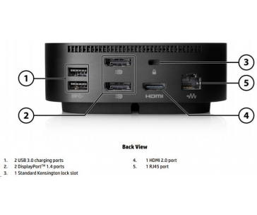 HP dock - USB-C G5 100W (pro HP usb-c ntb)