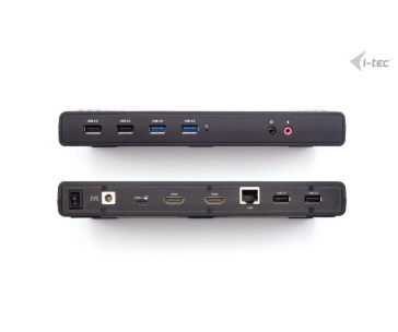 i-tec USB 3.0/USB-C/Thunderbolt, 2x HDMI Docking Station, PD 100W