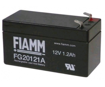 Baterie - Fiamm FG20121A (12V/1,2Ah - Faston 187 - 48mm), životnost 5let