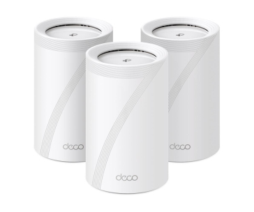 TP-Link Deco BE65(3-pack) WiFi7 Mesh(BE9300,2,4GHz/5GHz/6GHz,4x2,5GbELAN/WAN, 1xUSB3.0)