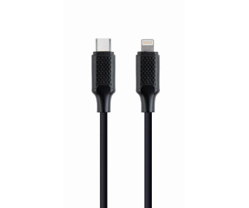 GEMBIRD Kabel USB 2.0 Type-C na Ligtning (CM/8pinM), 1,5m, datový, černá