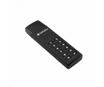 VERBATIM USB C 3.1 Drive 32 GB - Keypad Secure (R:160/W:130 MB/s) GDPR