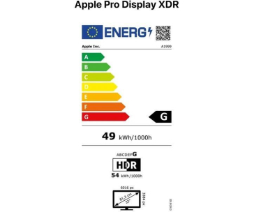 APPLE Pro Display XDR - sklo s nanotexturou