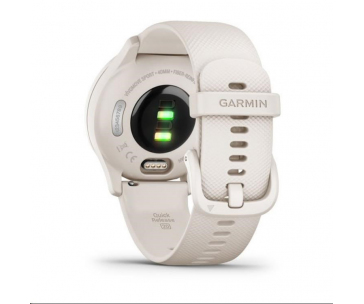 Garmin vívomove Sport pouzdro Ivory, silikonový řemínek Peach Gold