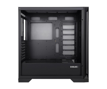 EVOLVEO Ptero Q2W+, 2x čelní panel - sklo /mřížka, case ATX, bílá, 4x ARGB Ventilátor