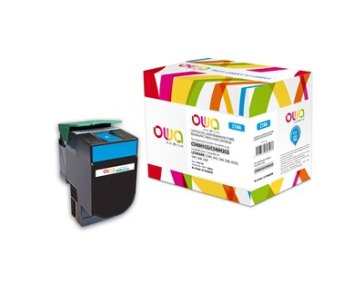 OWA Armor toner pro LEXMARK C540, 543, 544, 546, X543, X544, X546, X548, 2000 Stran, C540H1CG, modrá/cyan