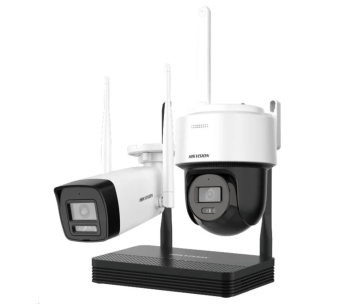 HiWatch/Hikvision, DS-J142I/NKS424W03H, Sada 2ks 4Mpix Wi-Fi kamer a Wi-Fi NVS