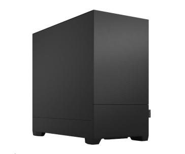 FRACTAL DESIGN skříň Pop Mini Silent Black Solid, 2x USB 3.0, bez zdroje, mATX