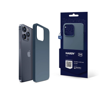 3mk Hardy Silicone MagCase pro Apple iPhone 15 Pro, Royal Blue