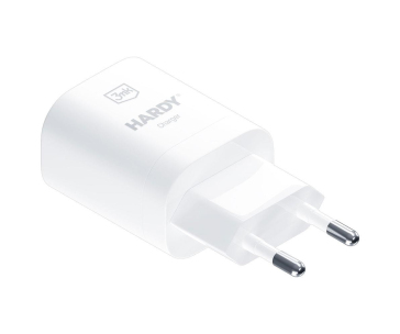 3mk síťová nabíječka - HARDY Charger 33W, GaN 1x USB-C (PD) pro Apple, bílá