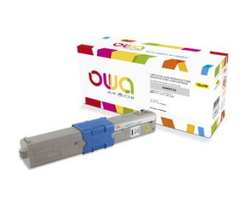 OWA Armor toner pro OKI C511, C531, MC 562, 5000 Stran, 44469722, žlutá/yellow