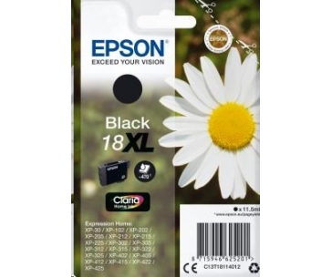 EPSON ink čer Singlepack "Sedmikráska" Black 18XL Claria Home Ink