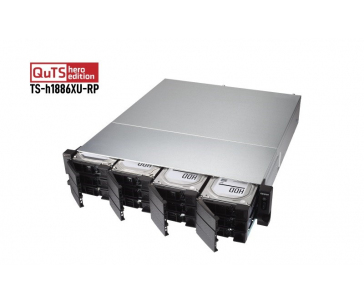 QNAP TS-h1886XU-RP-R2-D1622-32G (4C/XeonD-1622/3,2GHz/32GBRAM/18xSATA/4x2,5GbE/2xSFP+/2xUSB3.2/4xPCIe/RP)