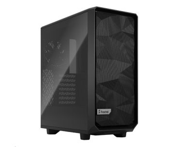 FRACTAL DESIGN skříň Meshify 2 Compact Black TG Light Tint, USB 3.1 Type-C, 2x USB 3.0, bez zdroje, mATX