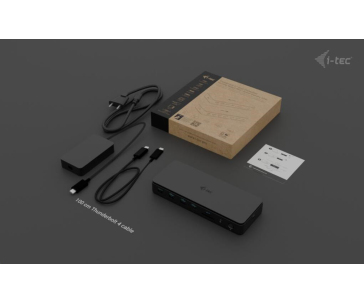 i-tec Thunderbolt4 2x Display Docking Station Gen3, 7x USB, 2.5 GLAN, PowerDelivery 92 W