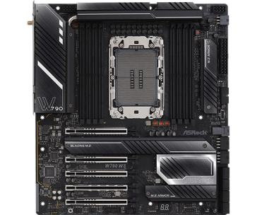 ASRock MB Sc LGA4677 W790 WS, Intel W790, 8xDDR5, WiFi, eATX