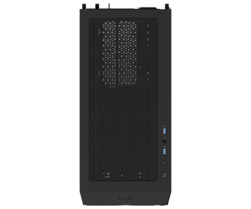 GIGABYTE PC Skříň GB-C102G, Mid Tower, 2x USB3.0, Průhledná bočnice, 2x 120mm Fan, černá